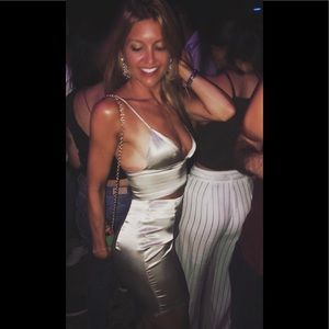 Meshki skirt and crop top set